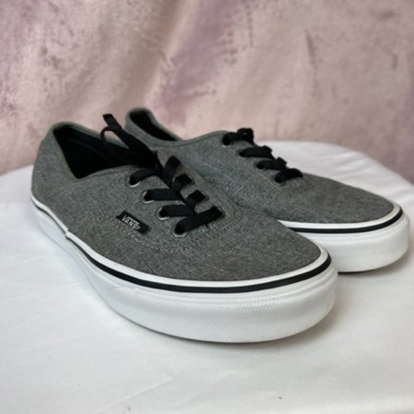 Vans Other - Unisex Grey & Black Vans In Size Womens 7 Mens 5.5